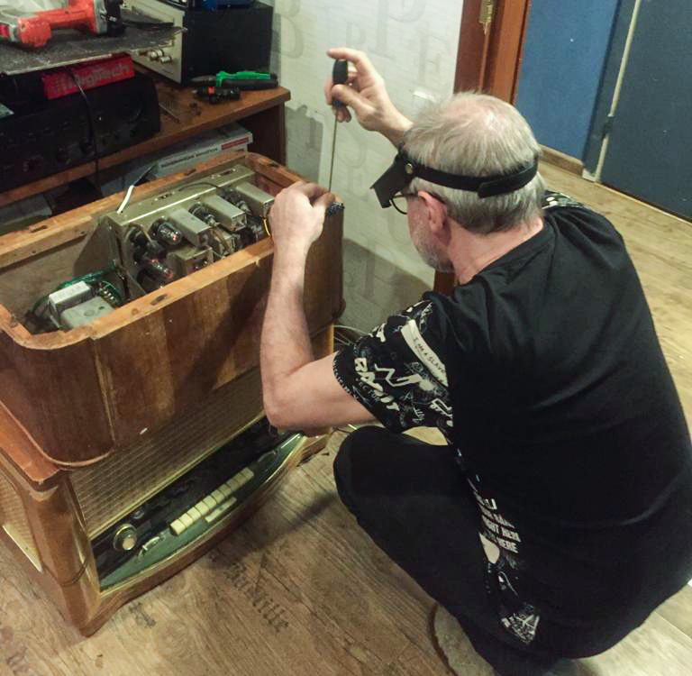 ремонт лампового радио приемника